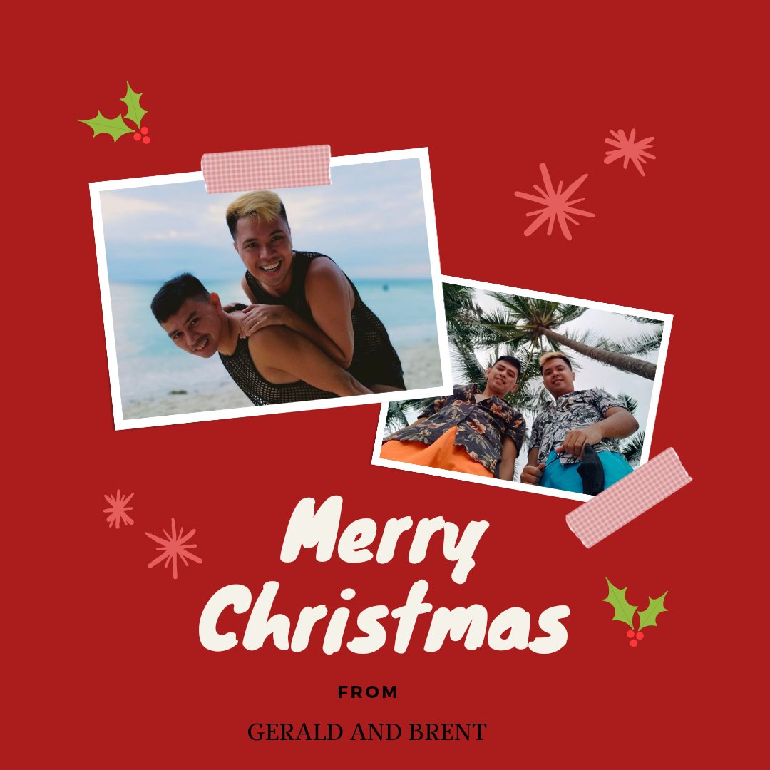 vlogs_gerald's tweet photo. "Christmas is for spending time with those we love most. I am so glad to spend it with you!"

Merry Christmas - Gerald and Brent https://t.co/2pvynAT6HR