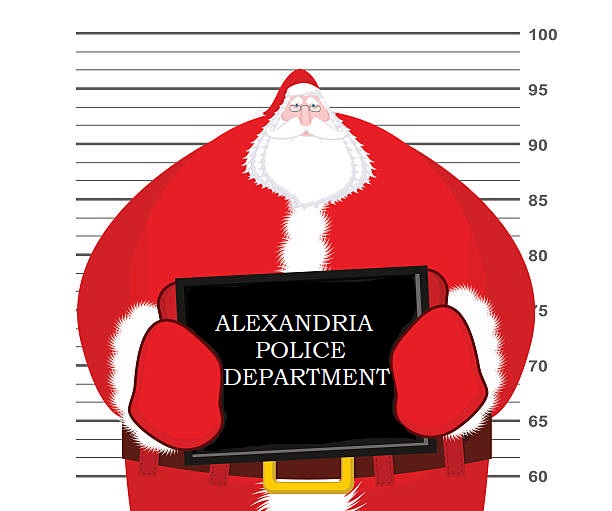 IupaLocal5's tweet photo. Merry Christmas, especially to the dozens of officers working today to keep Alexandria safe.

We've scooped up this burglar bright and early! Now we're hoping for a quiet Saturday. https://t.co/QdpH5CMky5