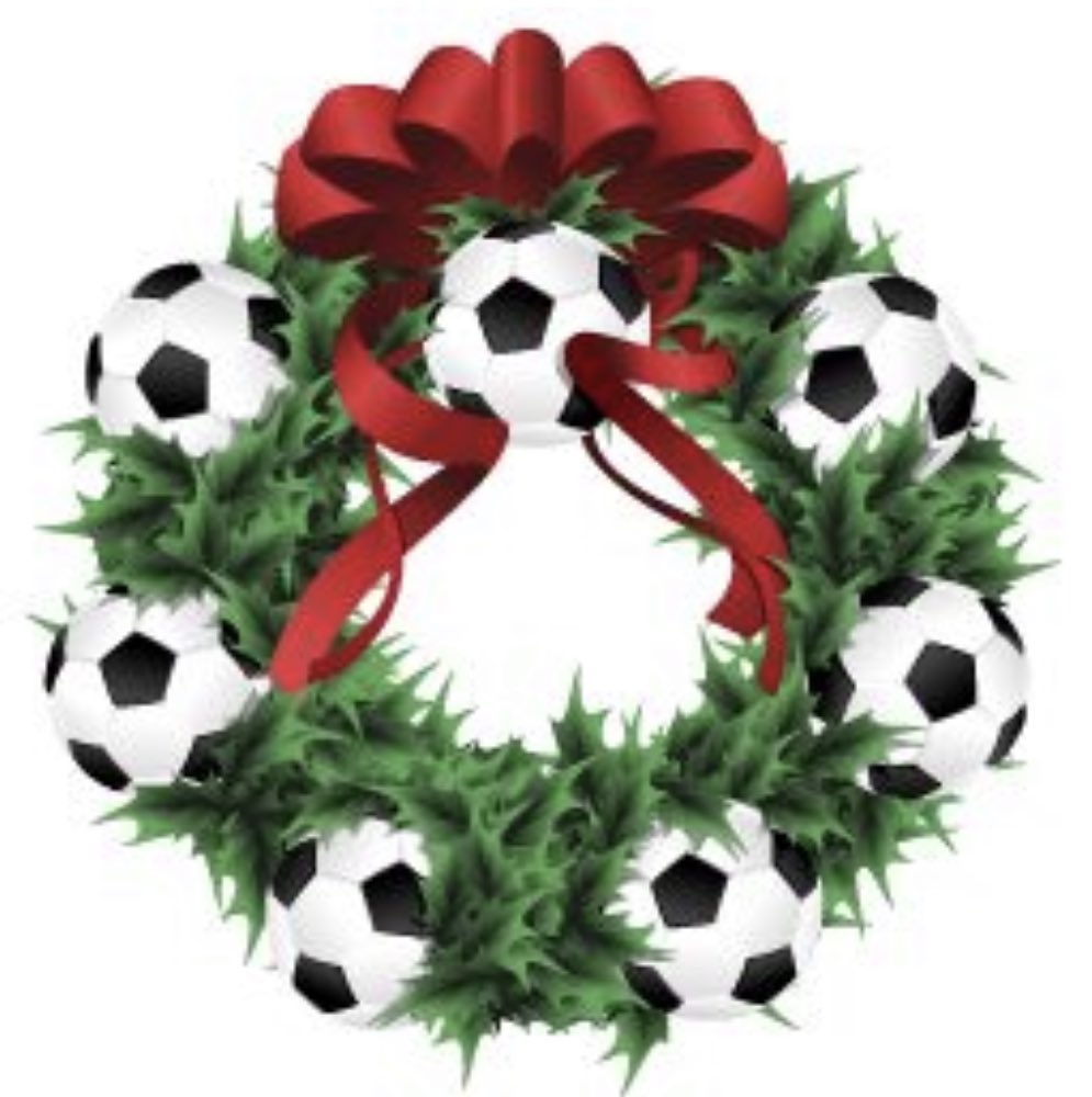 Football Christmas Stickers