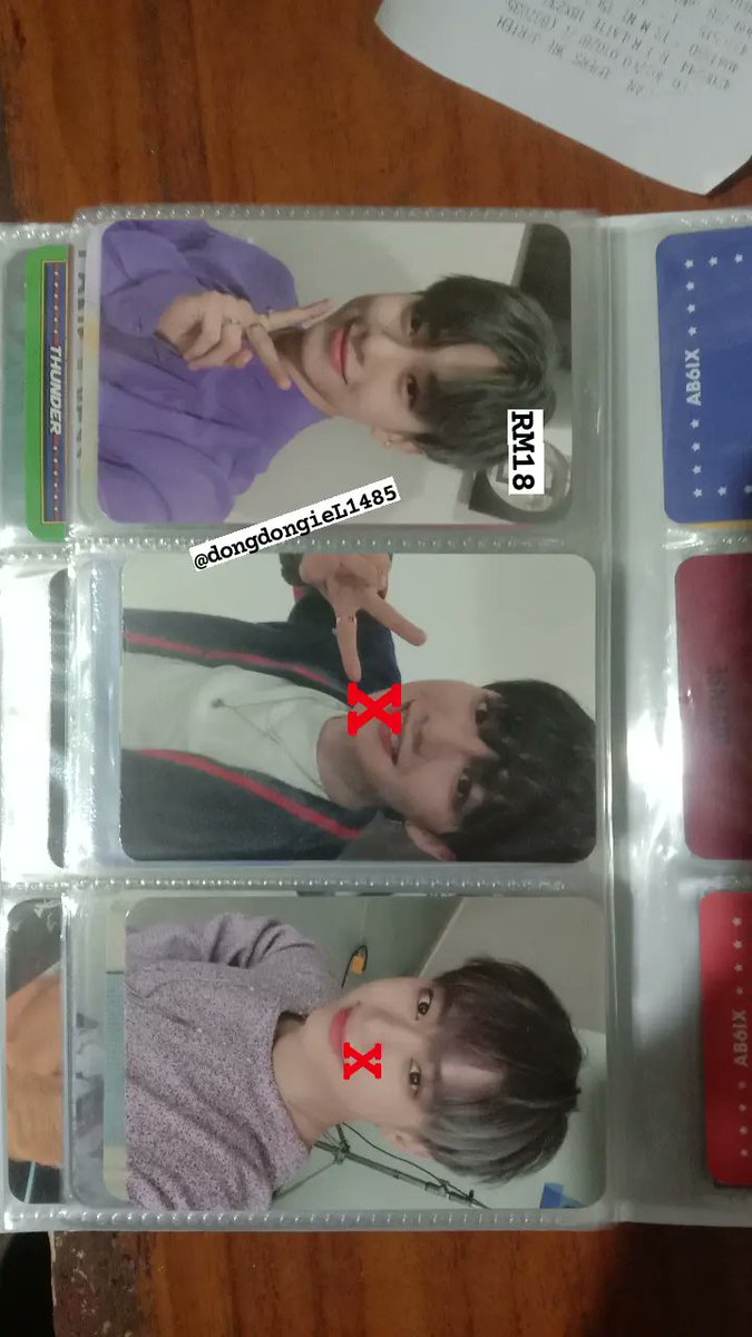 dongdongieL1485's tweet photo. [HELP RT] 🇲🇾
WTS AB6IX, MXM &amp; EXO PC

- price stated in the pic
- can nego if you want to buy in bulk
- all excluded postage
- further enquiry can dm 

#pasarAB6IX #pasarexomy @MYABNEW_TRADE @AB6IXTradeMY @kpoprttweet @kpopsellingmy_ https://t.co/0sI9Lr8aPF