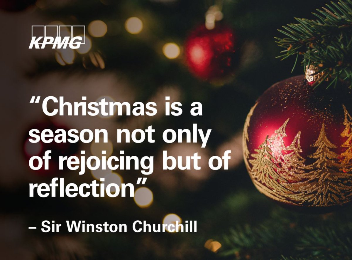 leemdob's tweet photo. After such a challenging year with ups and downs I would like to wish everyone the very best Christmas and I hope you take the opportunity to make amazing memories with family, friends and loved ones. @kpmguk #Christmas #rejoice #reflect #winstonchurchill #2022 https://t.co/n89DCWrn0r