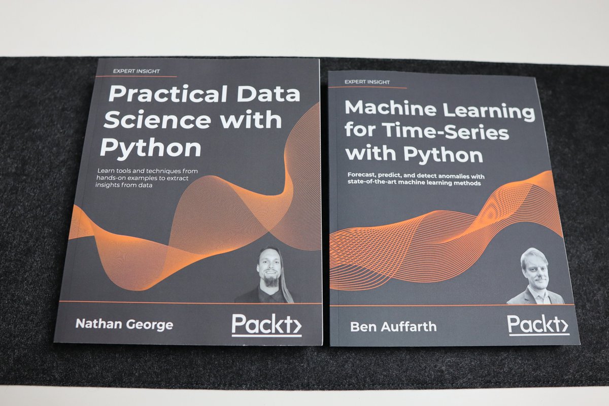 thedataprof's tweet photo. 📚 Upcoming Book Review @PacktPub 

🧵 See thread 👇 https://t.co/1kyOtHiiTh