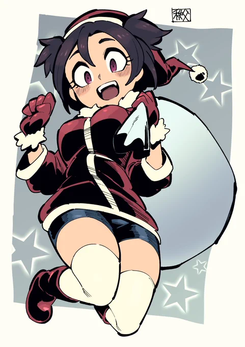 スパッツ描きたかっただけメリークリスマス 