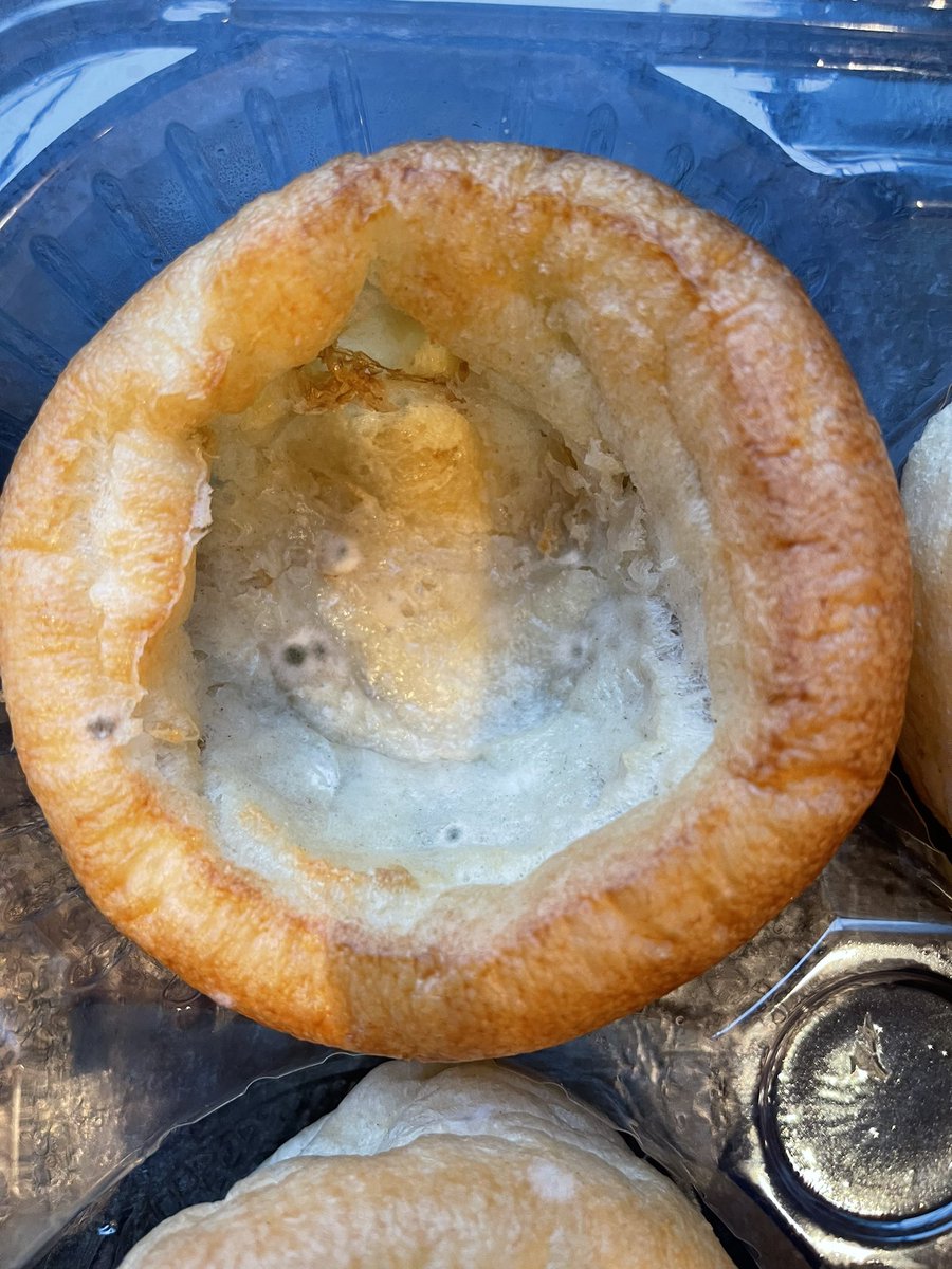 left_x_'s tweet photo. @marksandspencer Looks like Yorkshire puddings are off the menu today for Christmas. Mouldy two days after we purchased them 😢 https://t.co/JQsqNRUzWn