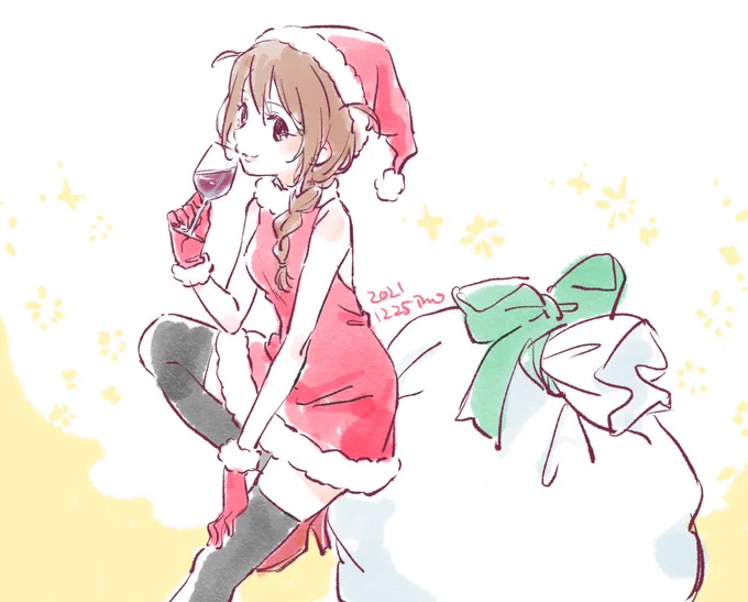 セクシーお姉サンタ🍷🎄✨ 