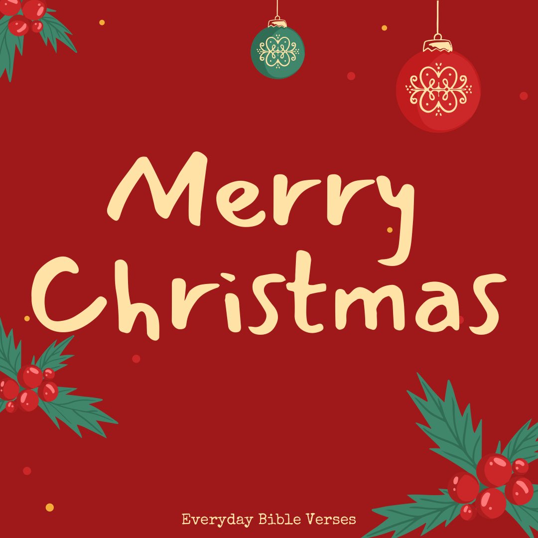 EverydayBibleV's tweet photo. "Let's sing Merry Christmas
and a happy holiday
This season may we never forget
the love we have for Jesus."

https://t.co/JufL02Mpne https://t.co/iMx3eUQKyd