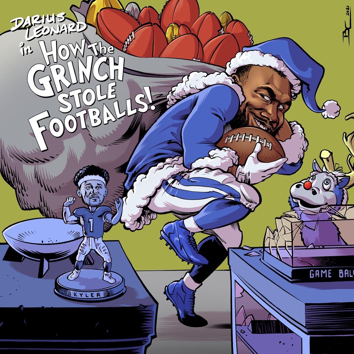 Colts's tweet photo. Christmas classics with a #INDvsAZ twist. 🍿🎄 https://t.co/Gn5w54VNPp