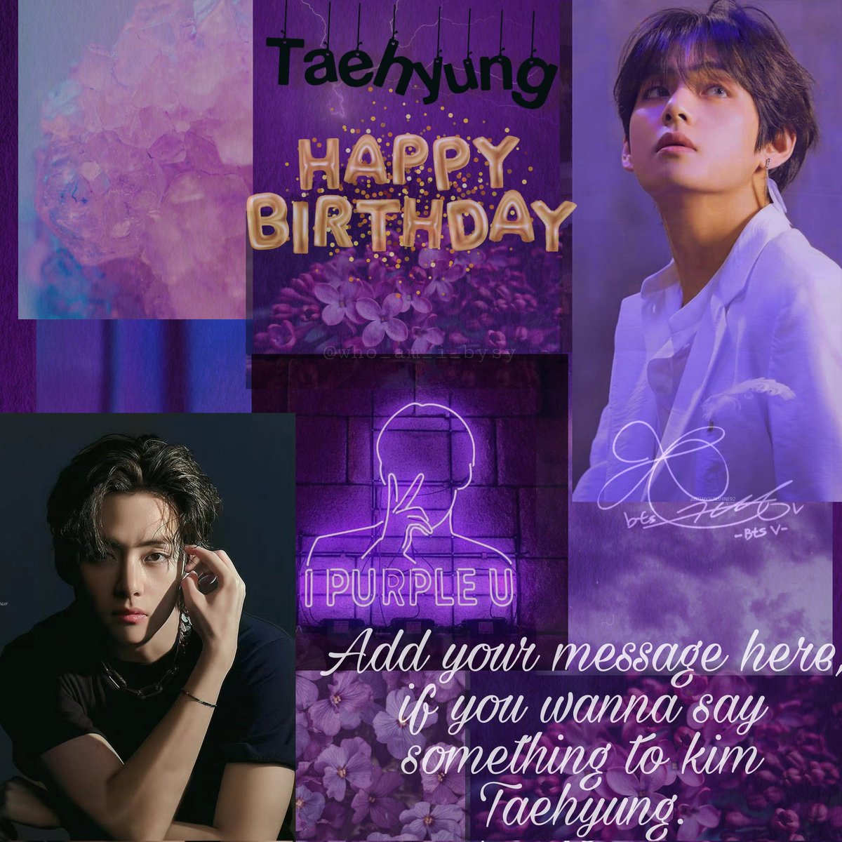 who_am_i_bysy's tweet photo. Hey gorgeous armies ๐๐
This is the layout for our project "Purple Ocean" for kim Taehyung's birthday ๐๐๐
We'll all post the same layout On 30th December 2021 at 12pm kst...
#JazzyBoyV
#MyUniverseKTH
#purpleBTS
#team_who_am_i
#project_bysy
@who_am_i_bysy
@7purplesforeve
++ https://t.co/7fOjoyYMtZ