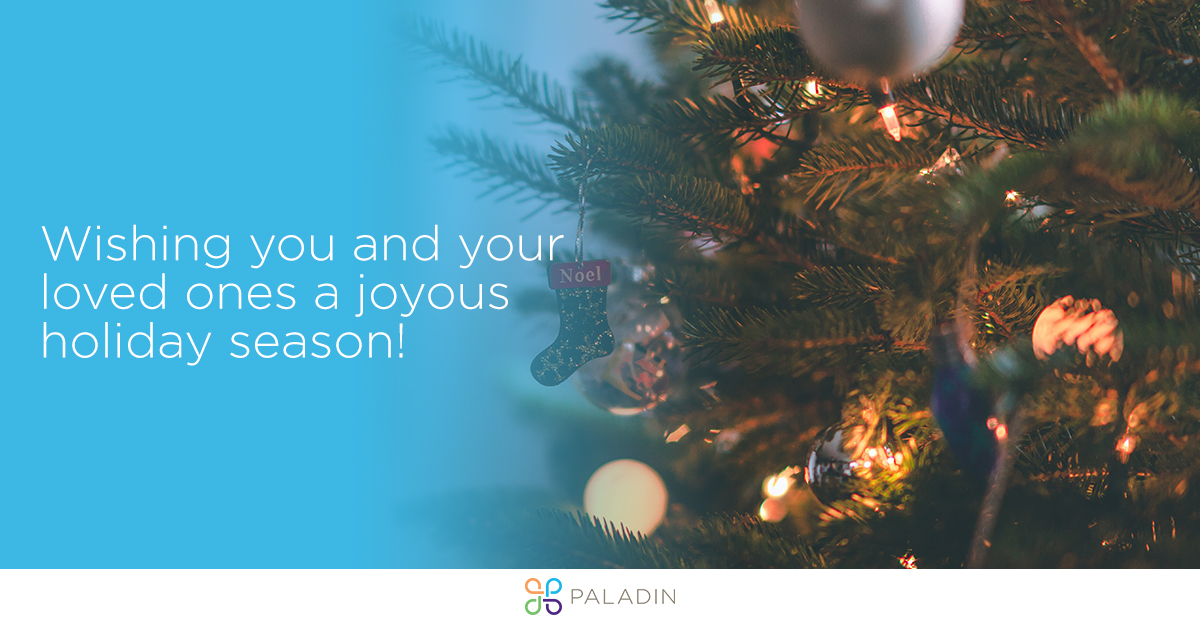 PaladinStaff's tweet photo. Wishing you all the wonderfully joyous greetings to you and yours this holiday season and the upcoming new year! https://t.co/G4lJuOIMB0