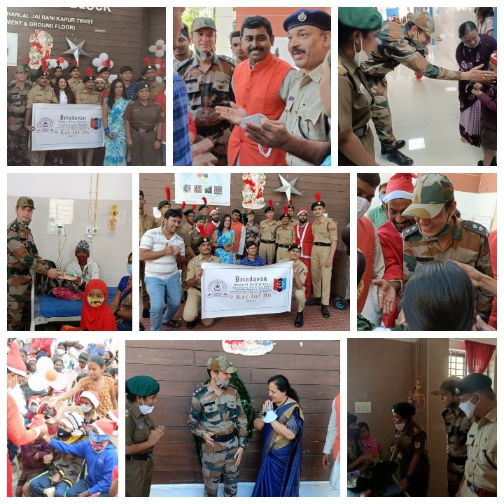 NCCBrindavan's tweet photo. NCC Wing of @Brindavan_BGI celebrated the #Christmas with the Cancer patients at Kidwai. Channapatna DSP KN RAMESH Sandalwood Actress @priyankauppi were part of the event. NCC Officer @arpandixit9, CTO @Lakshit91706920 and NCC Cadets of @Brindavan_BGI were part of the programme. https://t.co/gaiI2HF1EF
