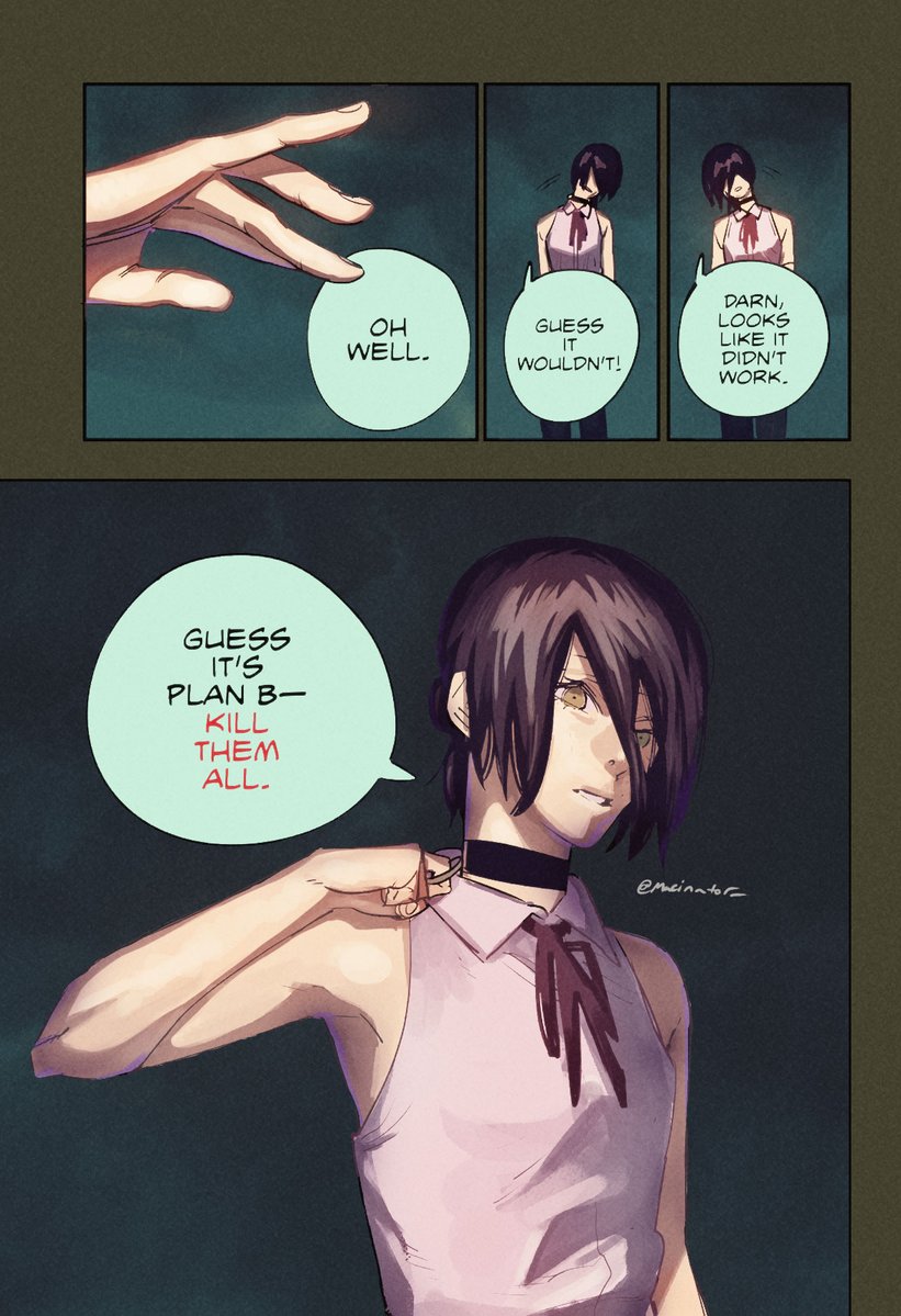 Reze's plan B
Secret Santa for @_f1ame
#ColorSocietySS2021 #chainsawman #チェンソーマン