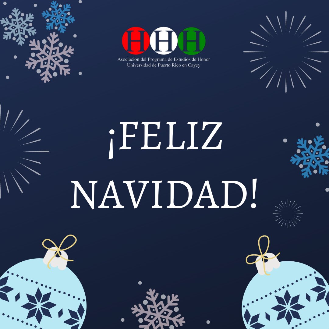 ProEsH_UprC's tweet photo. ¡AProEsh les desea unas felices navidades! https://t.co/XcfPYo7EgB