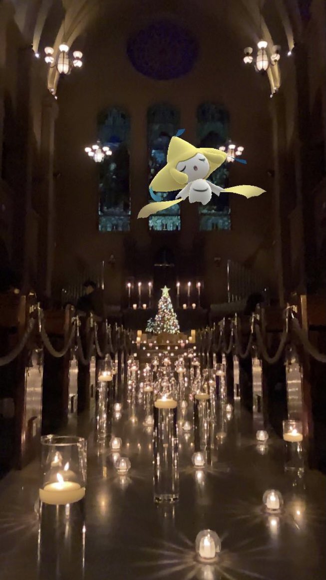 green_tapioka's tweet photo. 聖なる夜の願いごと💫
#GOsnapshot #ポケモンGO
#クリスマスAR大会 #GiftWithGO
#ARPhotoADay #ARofTheDay
@NianticLabs @NianticJP https://t.co/hfSvc6jyce