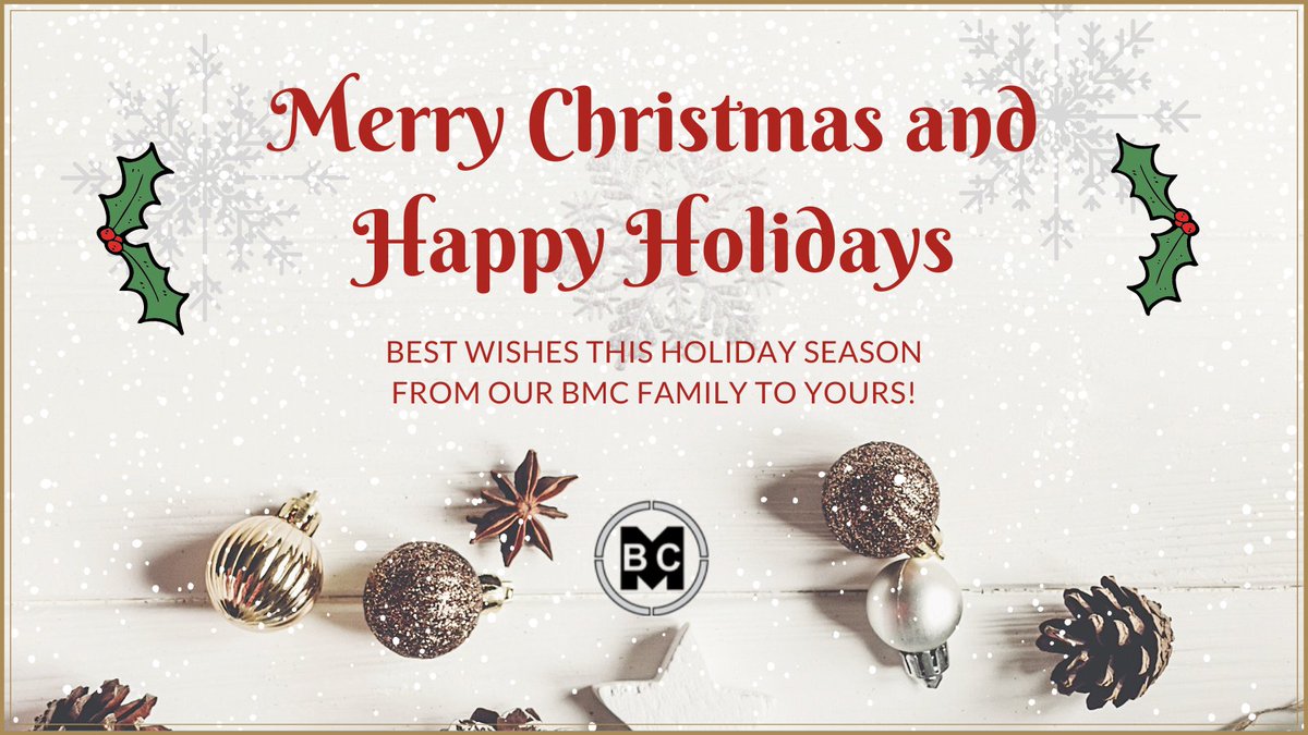 BMC_and_MCS's tweet image. We wish everyone Merry Christmas and Happy Holidays! We hope this holiday season brings joy to your hearts and happiness to your homes. 

#Christmas #HolidaySeason #HappyHolidays #MerryChristmas #BMC #BramptonMulticulturalCommunityCentre