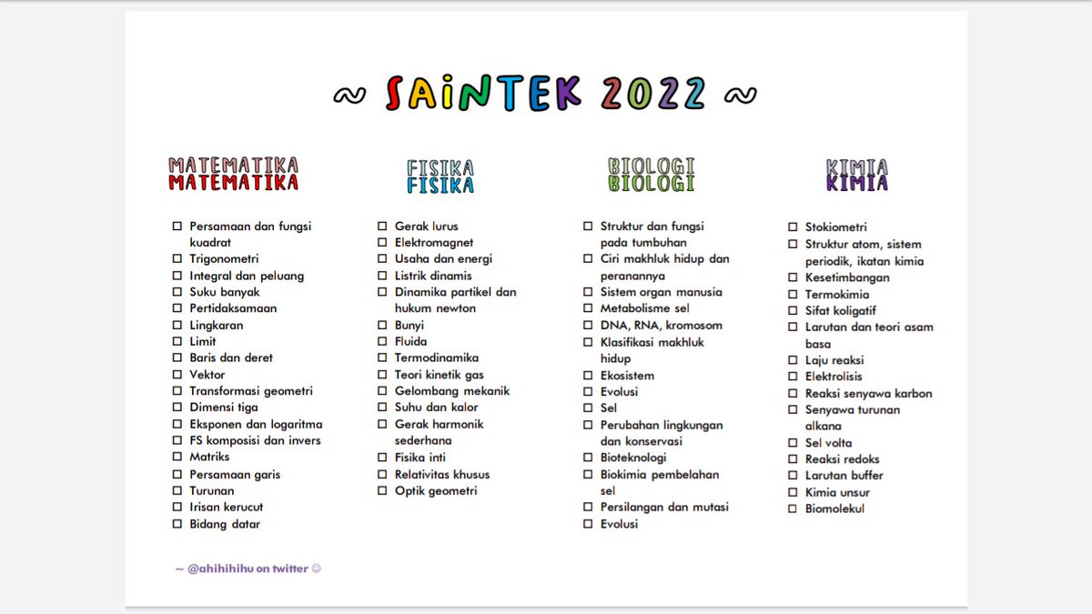 tyrexmoom's tweet photo. @sbmptnfess Aku dpt list materi nih. Cr ada di bawah list yaa https://t.co/bjEvoRaE3d