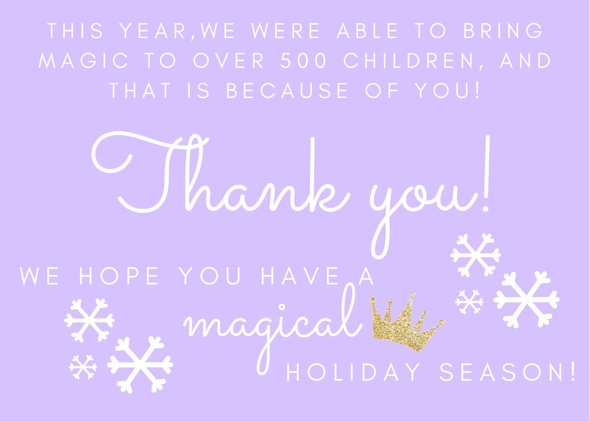 Merry Christmas &amp; Happy Holidays from AMoM WMU! Wishing a joyful and magical holiday season to you &amp; yours. 💜❄️
•
•
•
#momentofmagic #amomwmu #bsf #wmu #bravestrongfearless #amom