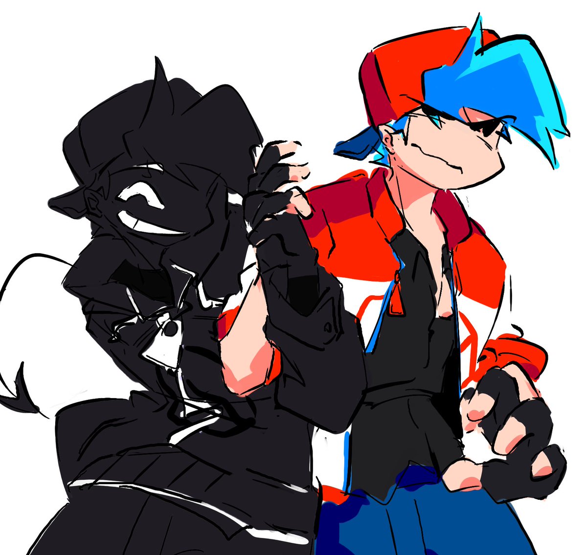 Namdam_Stuff's tweet photo. 这个黑黑的bf我馋很久了

#fridaynightfunkin 
#fridaynightfunkinfanart 
#FNF https://t.co/sp1i7y04ef