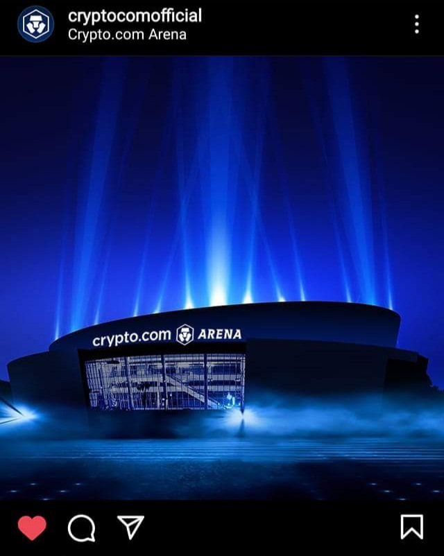 AfterearthC's tweet photo. Its now official !!!
#crypto.com arena
#cro #VVSFinance #VVS #crocoin #tectonic #LakersNation #ClipperNation #Lakers #StaplesCenter https://t.co/3OgkRcQCbf