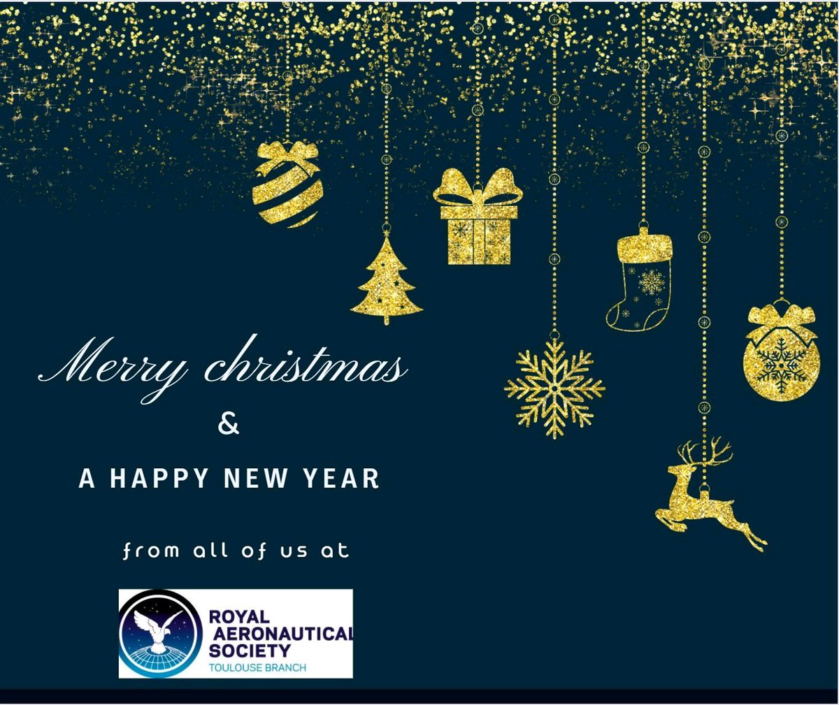 With 2021 coming to a close, from everyone at the <a href="/RAeSToulouse/">RAeS Toulouse Branch</a>, we wanted to reach out and send our warmest thoughts and best wishes to all our members, supporters, sponsors and followers!  #MerryXmas!We hope that 2022 holds success and good fortune in any endeavor you pursue!🥂