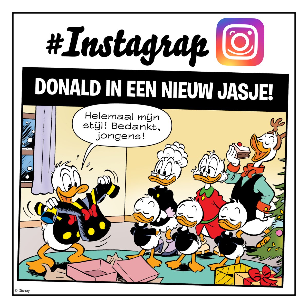 Graag gedaan, oompje! <a href="/DonaldDuckNL/">Donald Duck</a>