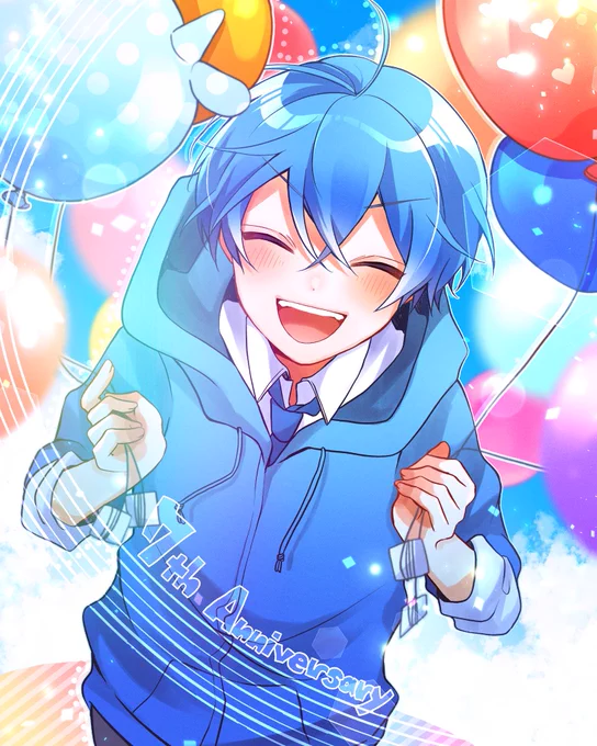 ころんくん歌みた初投稿から7周年おめでとうございます!💙✨ころんくんの活動に毎日元気頂いてます!本当にありがとうございます!😭

これからも全力で応援してます!大好きです!!🙏

#ころんくん #すとぷりギャラリー 
#ころんくん活動7周年 