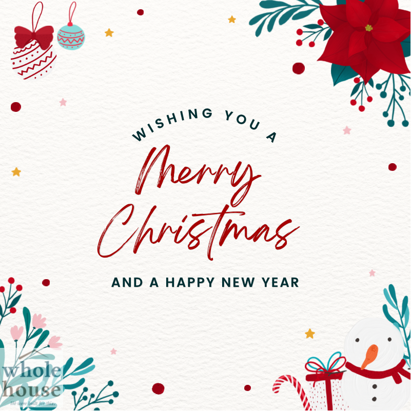 WholeHouseCC's tweet photo. From Whole House to you, we wish you a peaceful Merry Christmas 🎄 https://t.co/qEGTFnldYN