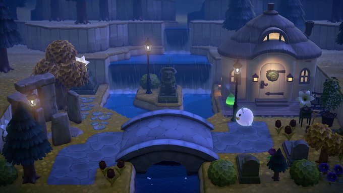 acsakky's tweet photo. finally finished this creepy little house for my favourite fraidy cat
you can find me on the happy home network with
RA-9344-0188-0458
more pics threaded below
#ACNH #ACNHDesign #animalcrossing #nintendoswitch #happyhomeparadise #wisp #acnhwisp https://t.co/ZYVH94HzMr