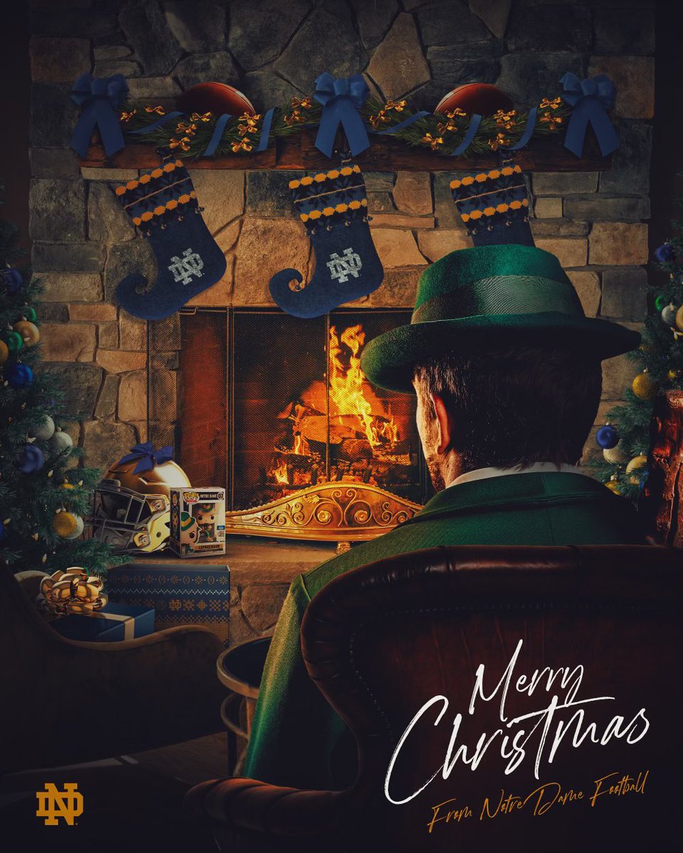 Merry Christmas, Irish family! 🎄

#GoIrish