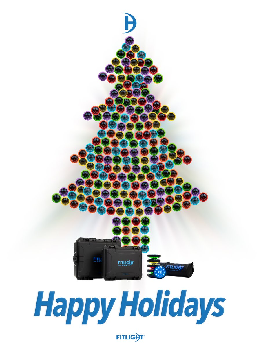 Fitlight's tweet image. Happy 🎄  Holidays from our family to yours 

💙

#FITLIGHT #SeeTheLight #Fitlighttraining