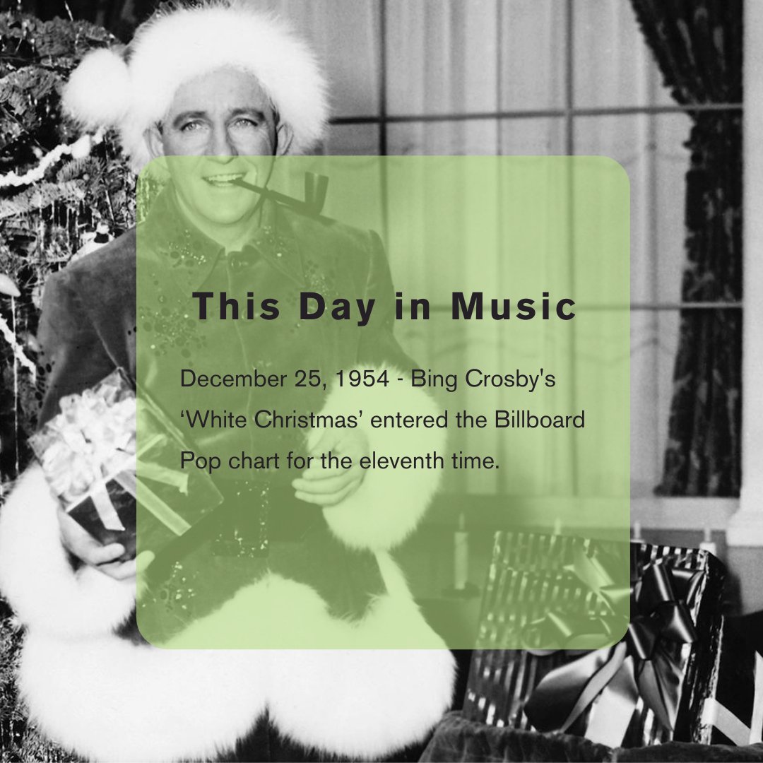 Bing's rendition has sold over 100 million copies around the world, with at least 50 million sales as singles. 

#happyholidays #imdreamingofawhitechristmas #whitechristmas #bingcrosby #irvingberlin #kendarbysingers #johnscotttrotterorchestra #brainyardmarketing