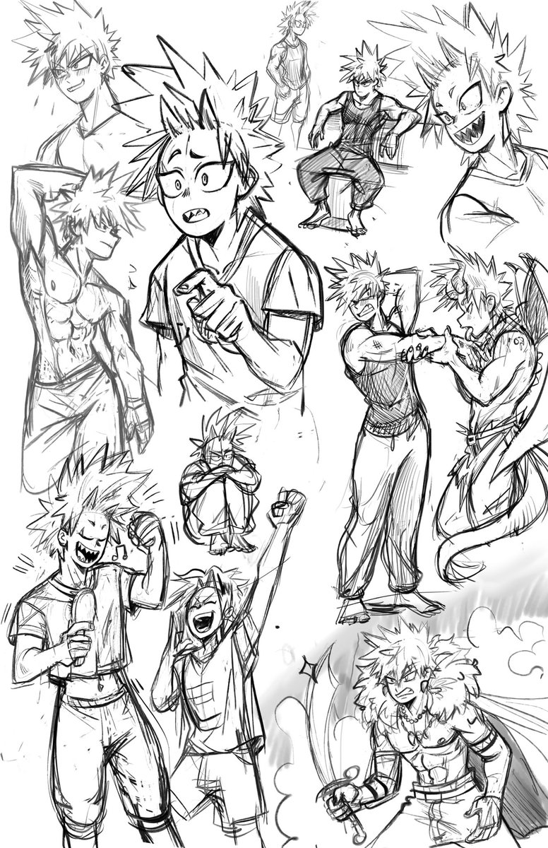 KRBK - sketch dump - I'm pretty happy with most of these ✨ 