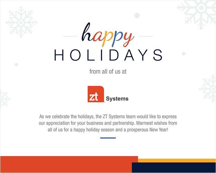 Happy holidays and warmest wishes for the new year!