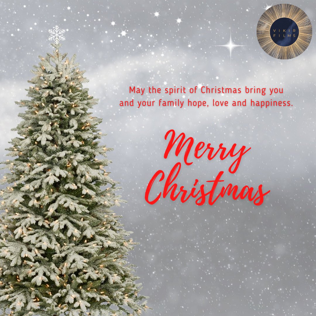 Wishing you and your family a #MerryChristmas #Christmas2021 #TisTheSeason #VikirFilms