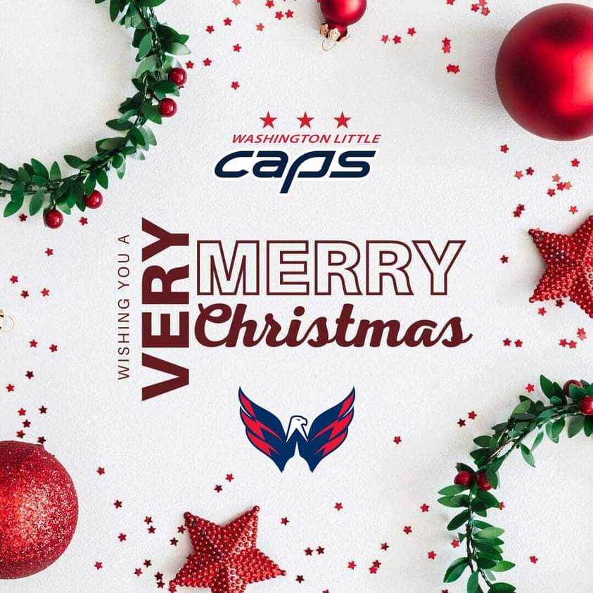 LittleCapitals's tweet photo. Wishing everyone the best this season and Merry Christmas from the Washington Little Capitals! https://t.co/NRAexZ6NRR
