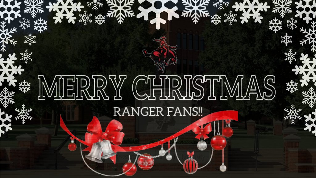 Northwestern would like to wish Ranger Fans a Merry Christmas! Hope everyone has a safe, blessed and enjoyable holiday! 
#RRR
