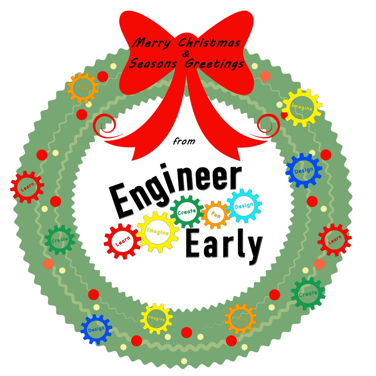 EngineerEarly's tweet photo. Wishing you a wonderful holiday season and a happy new years! We'll be back with more Grab &amp; Go #STEM Kits in February 2022...#engineerearly https://t.co/TV2Ib36cFF