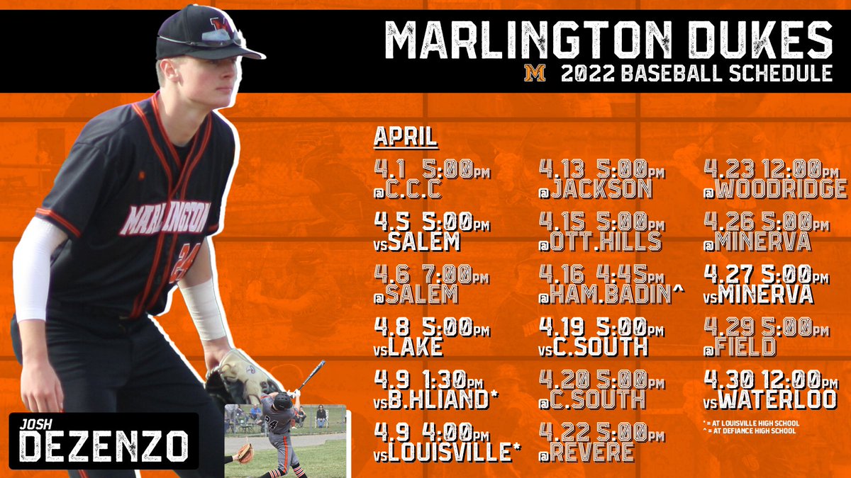 Marlington Dukes Baseball tweet media