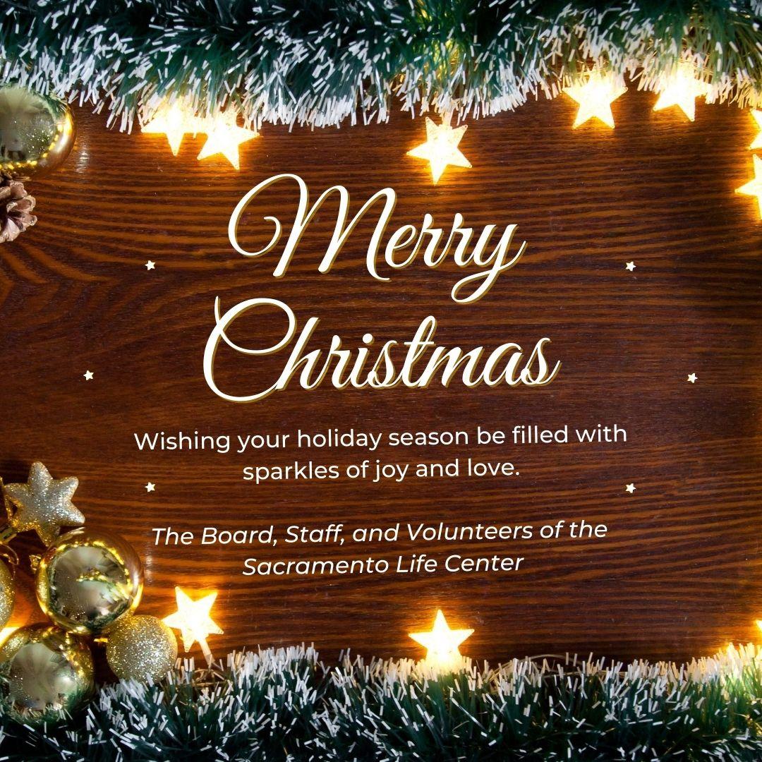 SacLifeCenter's tweet photo. Merry Christmas! https://t.co/7SdzTAxBzZ