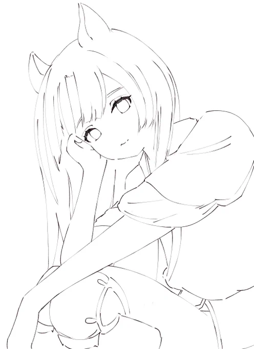 顔可愛くかけたきがする 