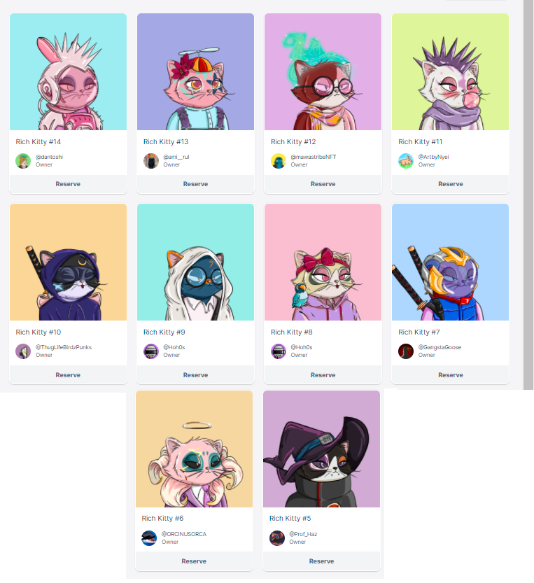 Christmas Gift to them Rich Cats!✨
1st batch of <a href="/richkitties/">Rich Kitties Nation⟡</a> have been airdropped to the parents😻! More is coming🔜
app.pentas.io/user/richkitti…