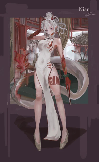 ニェン (アークナイツ)

#明日方舟 
#ArknightsFanArt 