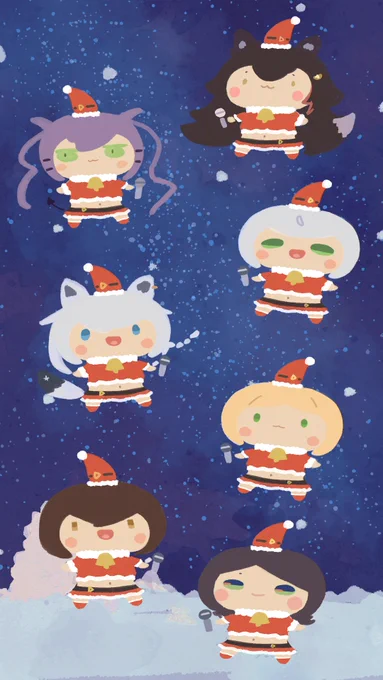 お疲れ様でした!
#ホロクリスマス歌枠リレー #ロボ子Art #miko_Art #ほしまちぎゃらりー  #メルArt #アロ絵 #はあとart #絵フブキ #祭絵 #あくあーと #みおーん絵 #ぺこらーと #絵クロマンサー  #しらぬえ #ノエラート #かなたーと #つのまきあーと #ルーナート #ねねアルバム #ししらーと #絵まる 