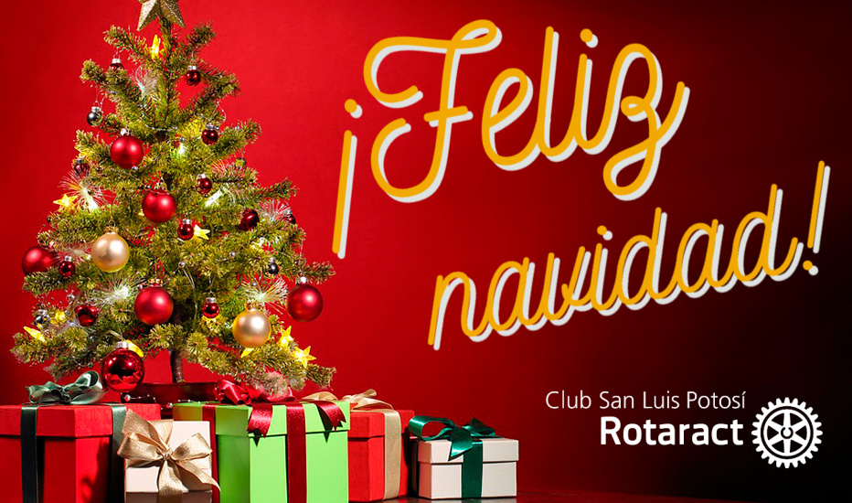 Club Rotaract San Luis Potosí les desea felices fiestas, amor y mucha paz en compañía de sus seres queridos. 

Que estas fechas de amor y solidaridad nos motiven a seguir colaborando con y para nuestra comunidad para hacer de esta su mejor versión para todos. 

❤️❤️❤️