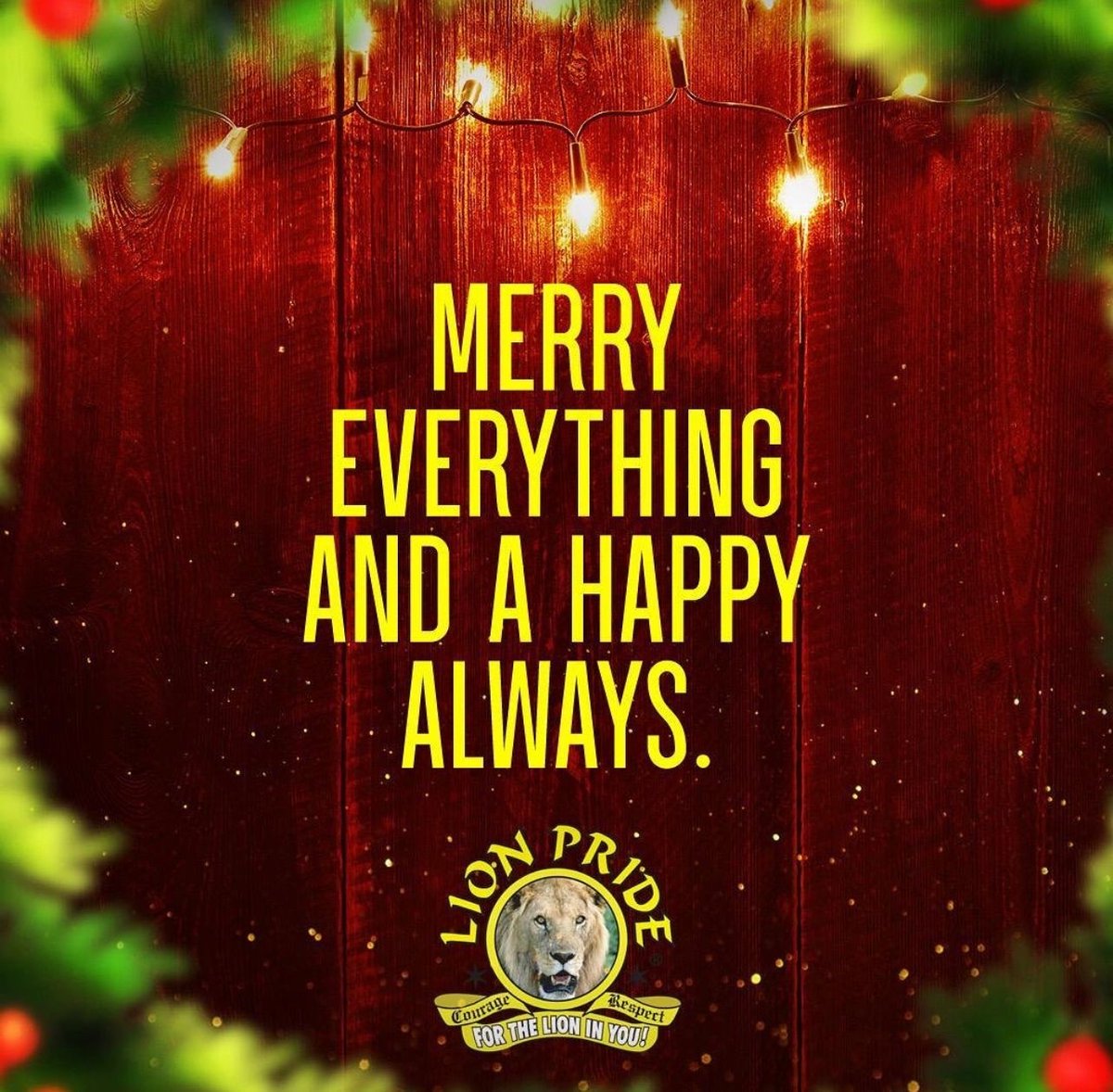 LionPrideJa's tweet photo. From the Lion Pride Family to Yours. 🦁✨
We wish you a Merry Everything and a Happy Always 🎄🎅🏾
Follow us on all social media platforms @lionprideja 📱📱
#LionPride #MadeinJamaica #fortheLIONinyou #RollWidTheLion #vibesmas #KingWeedie #Jamaica #LionPrideJA https://t.co/gYhOnQxVoI