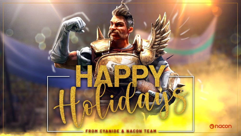 BloodBowl_Game's tweet photo. Happy Holidays from the Blood Bowl and Nacon Team!

May you have some fun, and some rest before next year, because it will be bloody on the pitch! 😈 🎅 🎄 ❄️ ☃️ https://t.co/CzGnblIBfp