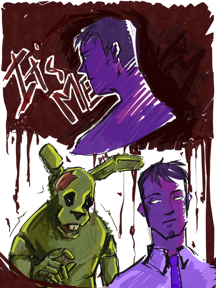 MothPredatory's tweet photo. #FNAF #purpleguy #sketch 

The best boy with an interesting story before FNAF5 🕺🏼 https://t.co/SUmGL2KhRW