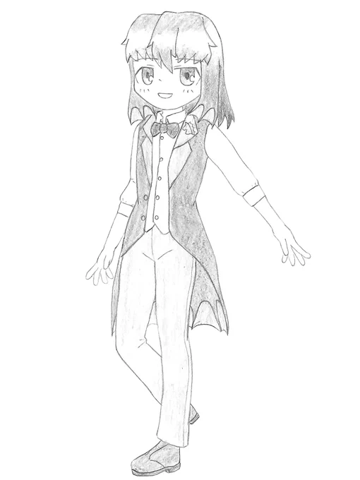 今年の自分の大きな前進だと思うとこが、少年キャラ作れたこと。
女の子ばっかだったので。
ただし中性的な少年。 