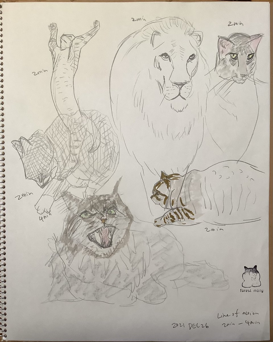 Mollykinoco's tweet image. #lineofaction #croques 280回目人物1〜2分。動物2〜4分。