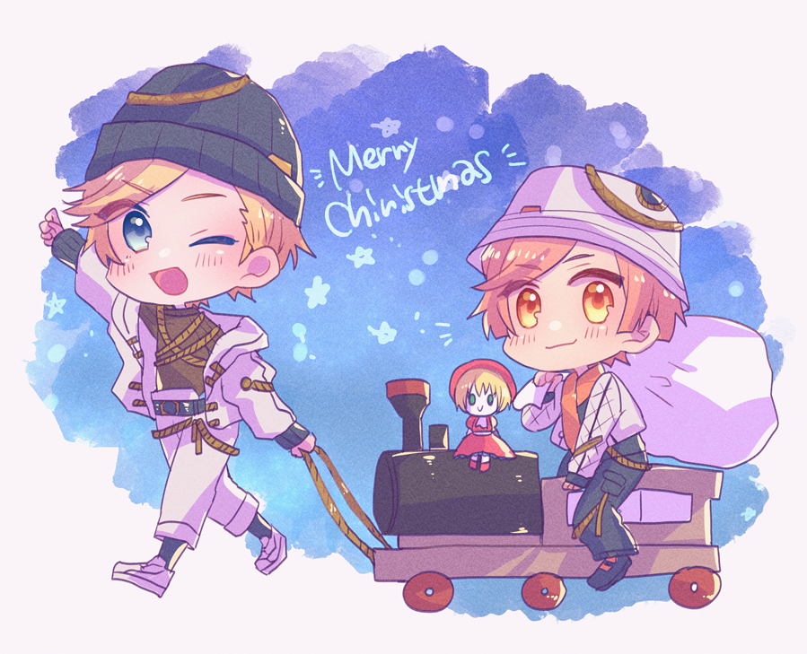 「🎄🎁💛🧡 」|六りく🦘のイラスト