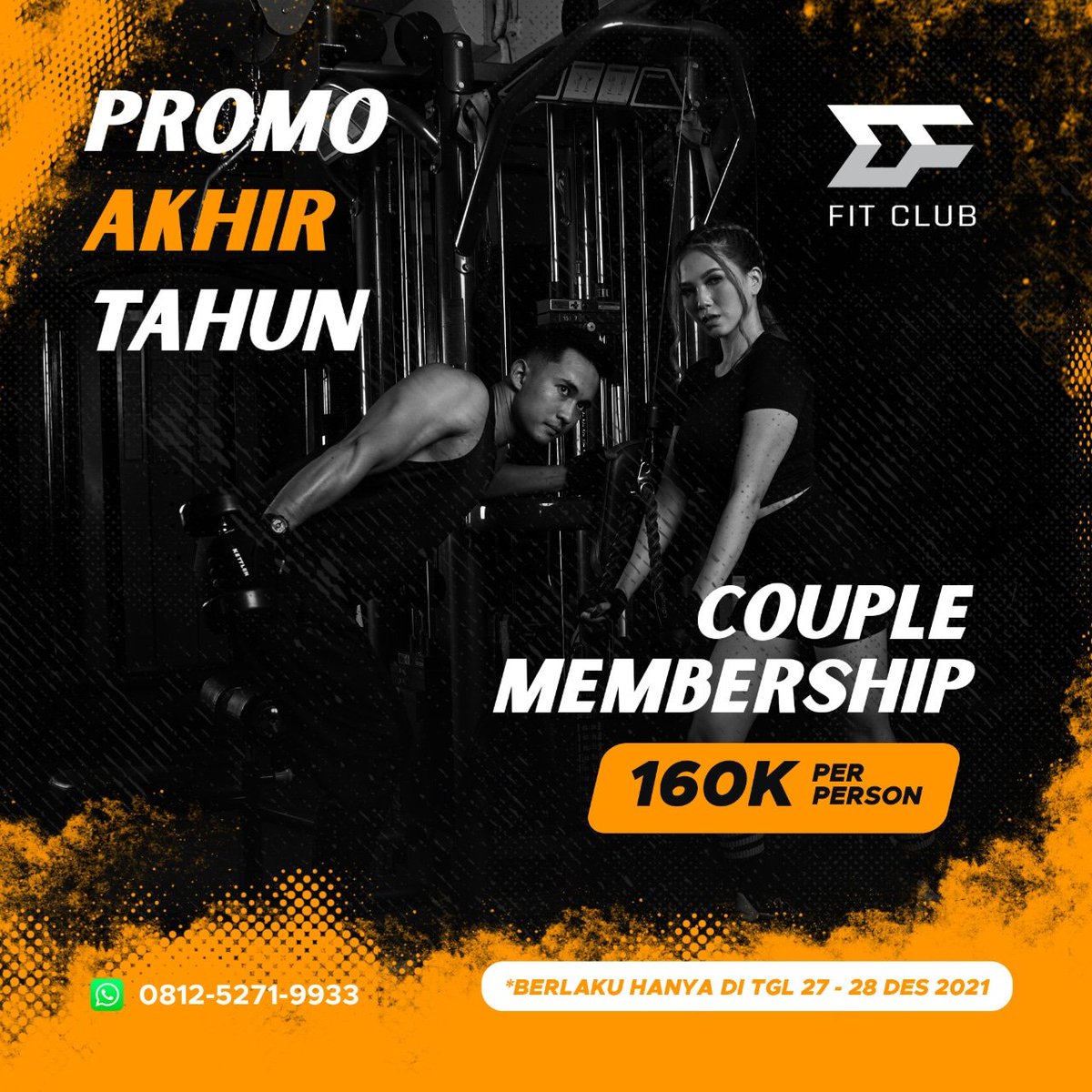 gym_df's tweet photo. PROMO AKHIR TAHUN‼️
Hanya berlaku pendaftaran di tanggal 27 &amp; 28 Desember 2021 saja ya gaes..
Membership dapat diaktifkan mulai tgl 3 Januari 2022 lhoo..😲😲😘😘
Naahhh..tunggu apa lagihh HANYA 2 HARI AJAAHH lhooo📢📢📢📢
Cuussss yukksss gaes https://t.co/fAC2PP4sLb